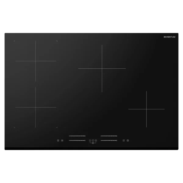 Inventum IKI7735 - Inbouw kookplaat inductie, 77 cm, bridge, facetrand voorzijde, powermanagement