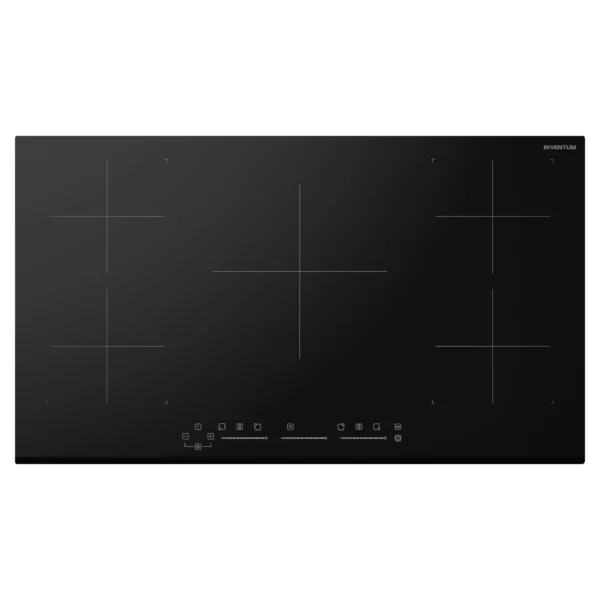 Inventum IKI9035 - Inbouw kookplaat inductie, 90 cm, bridge, facetrand voorzijde, 2 fase